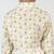 White printed cotton kurta pyjama