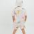 Pink printed Linen Co Ord Set with cap