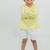 Yellow plain Linen Co Ord Set