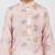 Pink printed cotton kurta pyjama