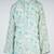 Green printed cotton kurta pyjama