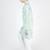 Green printed cotton kurta pyjama