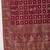 marron silk blend woven saree with unstitched blouse