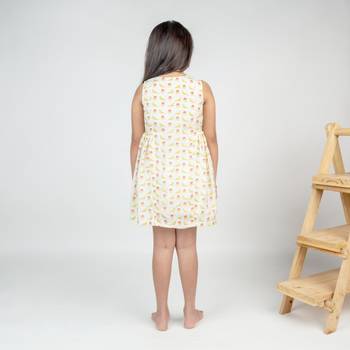 White printed cotton dress 2