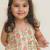 Green printed cotton kurta set