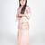 Pink printed cotton sharara set