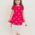 Pink embroidered cotton kurta set