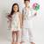 White printed cotton dress