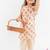 Beige printed cotton kurta set