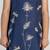 Blue embroidered cotton kurta set