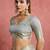 grey soft silk blend zari woven saree with unstitched blouse