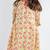 Yellow printed cotton kurta set