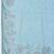sky blue silk blend chiffon zarkan work saree with unstitched blouse
