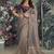 Light purple embroidered fancy fabric saree with designer blouse fabric