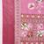 pink crepe printed saree with unstitched blouse