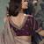 Light purple embroidered fancy fabric saree with designer blouse fabric