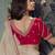 Chiku embroidered fancy fabric saree with designer blouse fabric