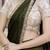 olive satin solid saree with unstitched blouse