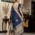 teal linen zari woven saree with unstitched blouse
