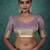 mauve tissue linen zari woven saree with unstitched blouse