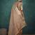 chiku tissue linen zari woven saree with unstitched blouse