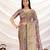 mauve tissue zari woven saree with unstitched blouse