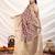 mauve tissue zari woven saree with unstitched blouse