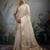 off-white tissue zari woven saree with unstitched blouse