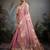 pink tissue zari woven saree with unstitched blouse