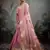 pink tissue zari woven saree with unstitched blouse