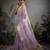 lavender tissue zari woven saree with unstitched blouse