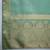 turquoise tissue zari woven saree with unstitched blouse