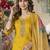 Mustered yellow Designer Straight Kurti Pant Dupatta Set With Embroidery And Hand Work