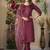 Cherish  Designer Straight Kurti Pant Dupatta Set With Embroidery And Hand Work