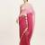 Pink sequin chiffon festival saree with designer blouse