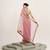 Pink sequin tissue saree party wear collection with blouse