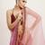 Pink sequin tissue saree party wear collection with blouse