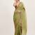 Green sequin tissue saree designer wedding wear with blouse