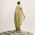 Green sequin tissue saree designer wedding wear with blouse