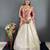 Peach Tissue Silk Embroidery Lehehga Choli Set