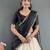 Black Tissue Silk Embroidery Lehehga Choli Set