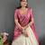 Pink Tissue Silk Embroidery Lehehga Choli Set