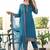 Women's Rayon Solid Ethnic Designer A-Line Mirror Work Kurti With Pant & Nazmin Dupatta Set