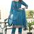 Women's Rayon Solid Ethnic Designer A-Line Mirror Work Kurti With Pant & Nazmin Dupatta Set