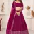 PINK SEQUINS ZARI EMBROIDERED GEORGETTE SEMI STITCHED LEHENGA