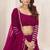 GLAMOROUS PINK SEQUINS & ZARI EMBROIDERED GEORGETTE DESIGNER BRIDAL WEDDING & PARTY WEAR FESTIVAL SEMI STITCHED LEHENGA