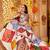 SKY BLUE VISCOSE COTTON THREAD EMBROIDERED MIRROR WORK STITCHED lehenga choli