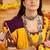 MUSTARD YELLOW  VISCOSE COTTON THREAD EMBROIDERED MIRROR WORK STITCHED lehenga choli