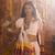 WHITE VISCOSE COTTON THREAD EMBROIDERED MIRROR WORK STITCHED lehenga choli