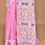 pink cotton dhakai jamdani handloom saree with blouse